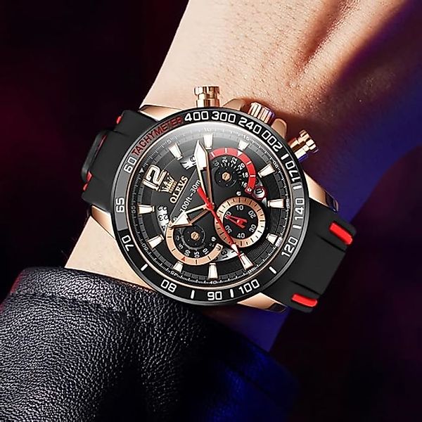 OLEVS Quarzuhr Sportliche Herrenuhr Chronograph mit günstig online kaufen