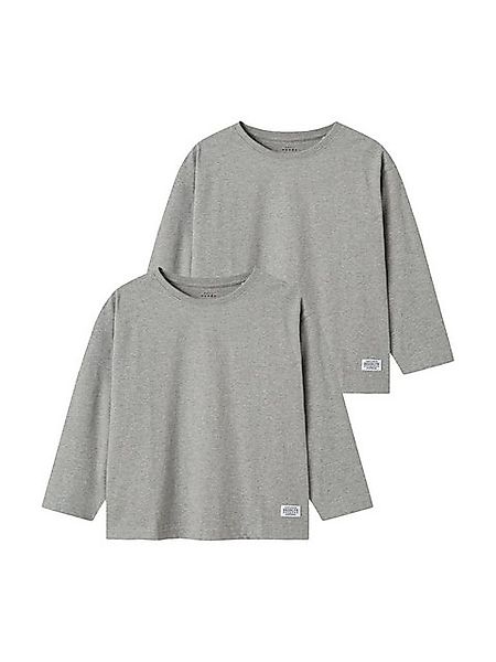 Name It Langarmshirt 2er-SET Weiches mit Baumwolle (2-tlg) NKMVIMPEL LS RLX günstig online kaufen