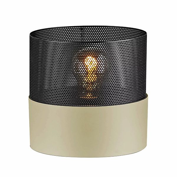Tischleuchte Mesh E27, Höhe 18 cm, sand/schwarz günstig online kaufen