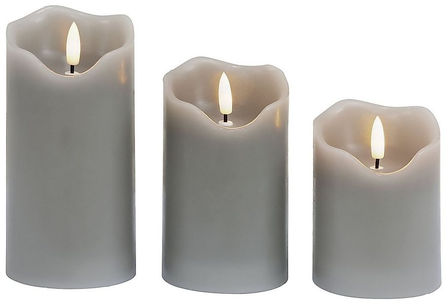 BONETTI LED Dekolicht Weihnachtsdeko, 3er Set, Timerfunktion, Warmweiß, LED günstig online kaufen