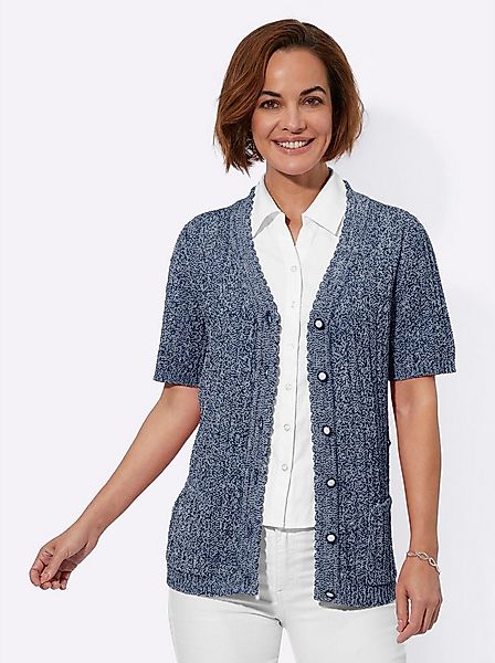 Witt Strickjacke Strickjacke Kurzarm Ajour, Jersey günstig online kaufen