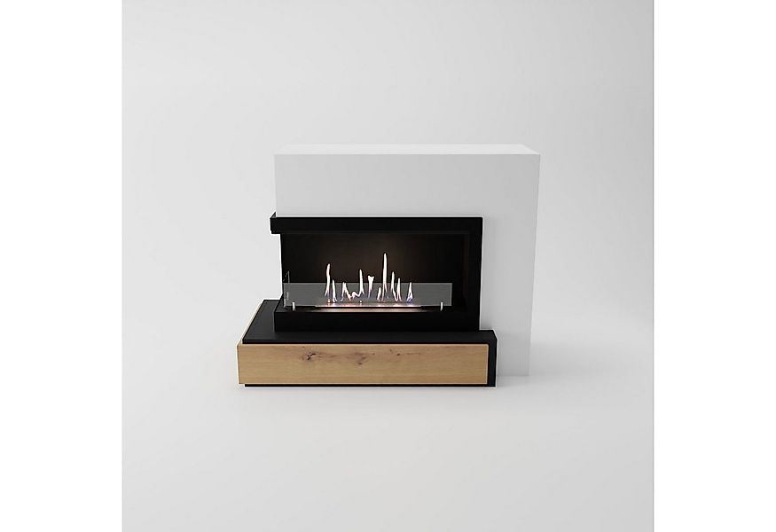 GLOW FIRE Echtfeuer-Dekokamin Narvik Links Ethanol Kamin, Bioethanol Kamin günstig online kaufen