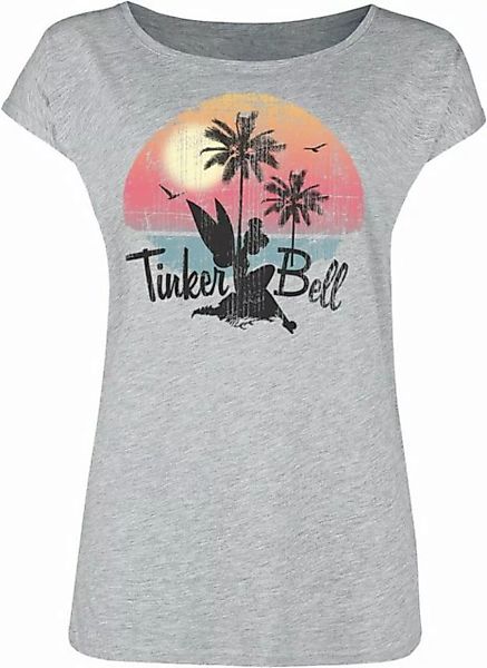 Tinkerbell Sundown Damen Loose-Shirt grau meliert günstig online kaufen
