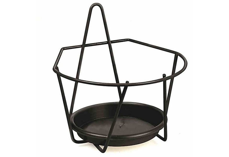 Jardifer Blumenkastenhalter Wand-Blumentopfhalter Ø 16 cm, schwarz günstig online kaufen