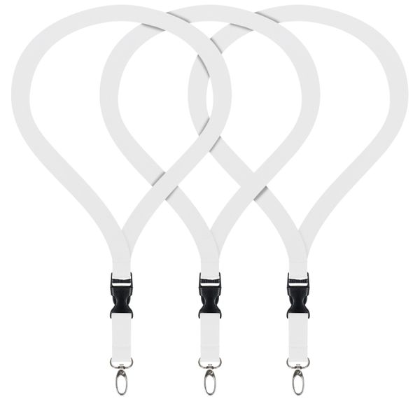 WEBBOMB Schlüsselanhänger 3x Lanyard unbedruckt Schlüsselbänder günstig online kaufen