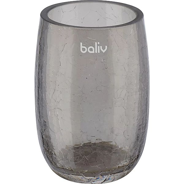 baliv Zahnputzbecher Glas Grau günstig online kaufen