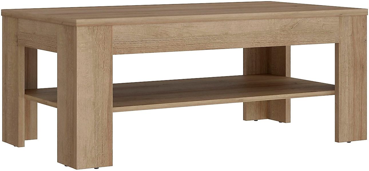FORTE Couchtisch Attention, Couchtisch, Ablageboden, Holzoptik günstig online kaufen