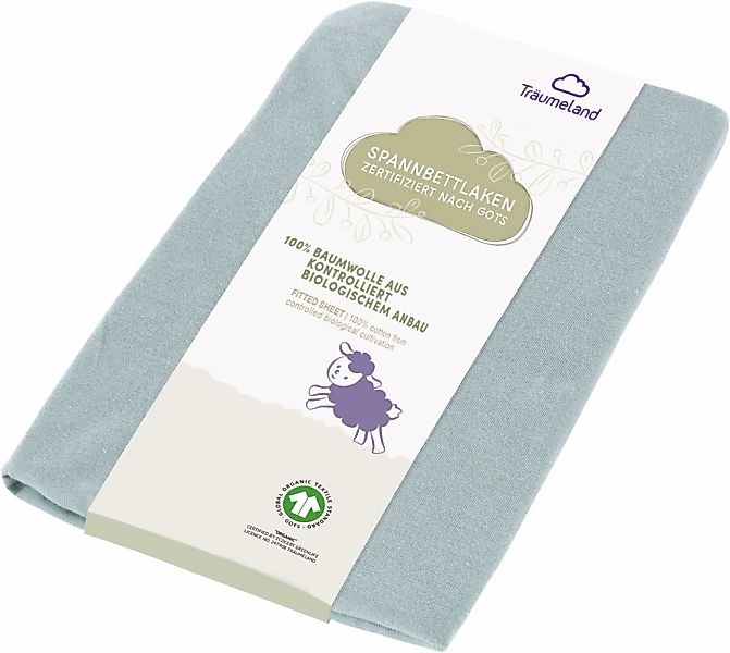 Träumeland Bettlaken "Spannbetttuch" aus Bio-Baumwolle günstig online kaufen
