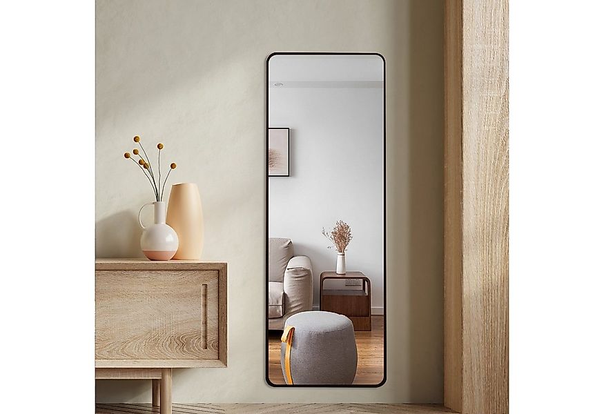Boromal Standspiegel Spiegel groß Schwarz Wandspiegel Ganzkörperspiegel 160 günstig online kaufen