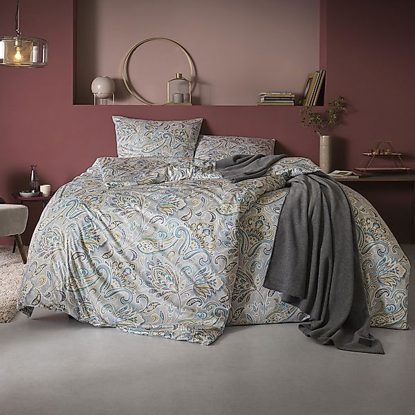 Estella Interlock Jersey Bettwäsche Milano 6373-820 silber 135x200 günstig online kaufen