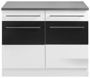 KOCHSTATION Unterschrank "KS-Trient" 100 cm breit günstig online kaufen