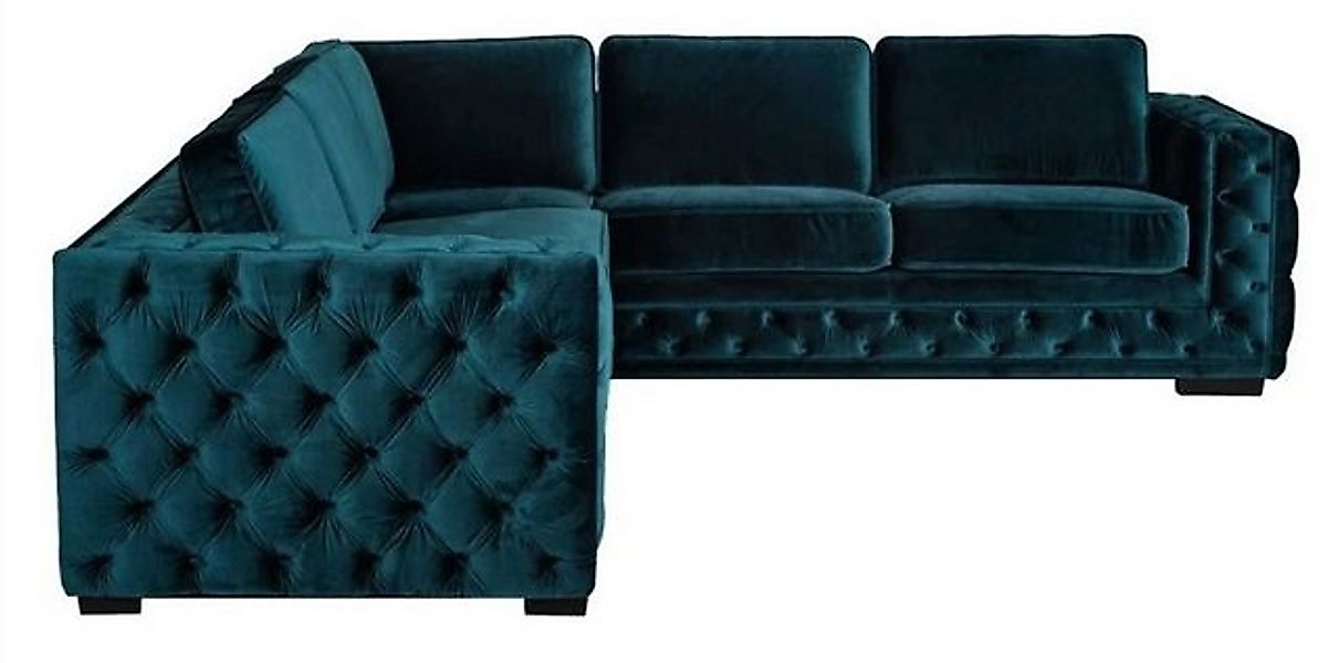 Xlmoebel Ecksofa Wohnlandschaft in Grün mit Chesterfield-Design für Ecksofa günstig online kaufen