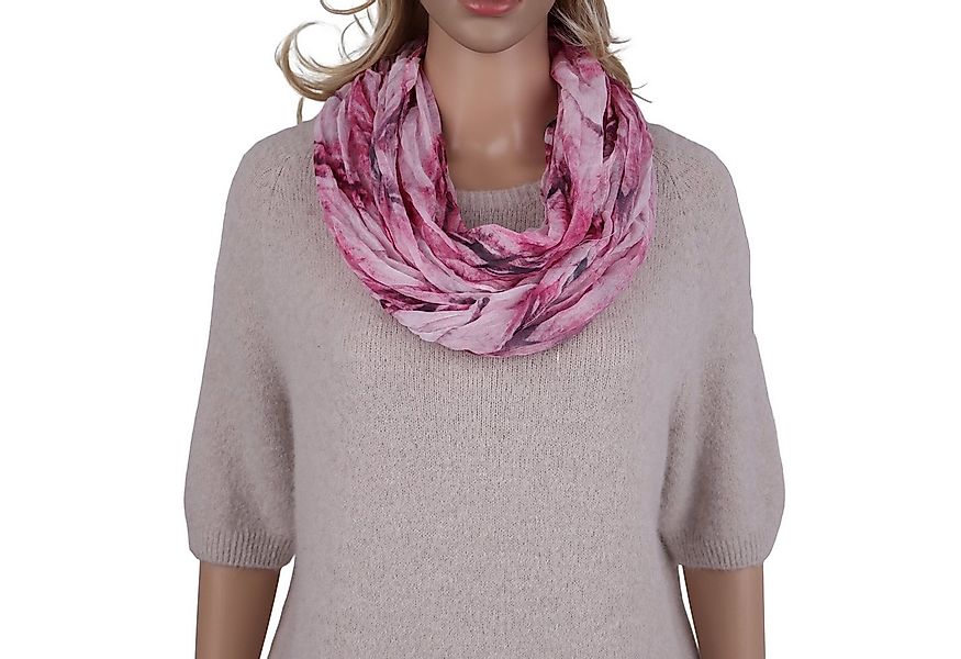 MIRROSI Loop Damen Schal mit Regenbogen-Muster Weich, (Zweimal um den Hals günstig online kaufen