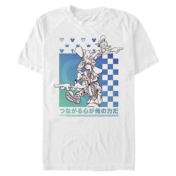 Disney - Kingdom Hearts - Gruppe Power Friends - Männer T-Shirt günstig online kaufen