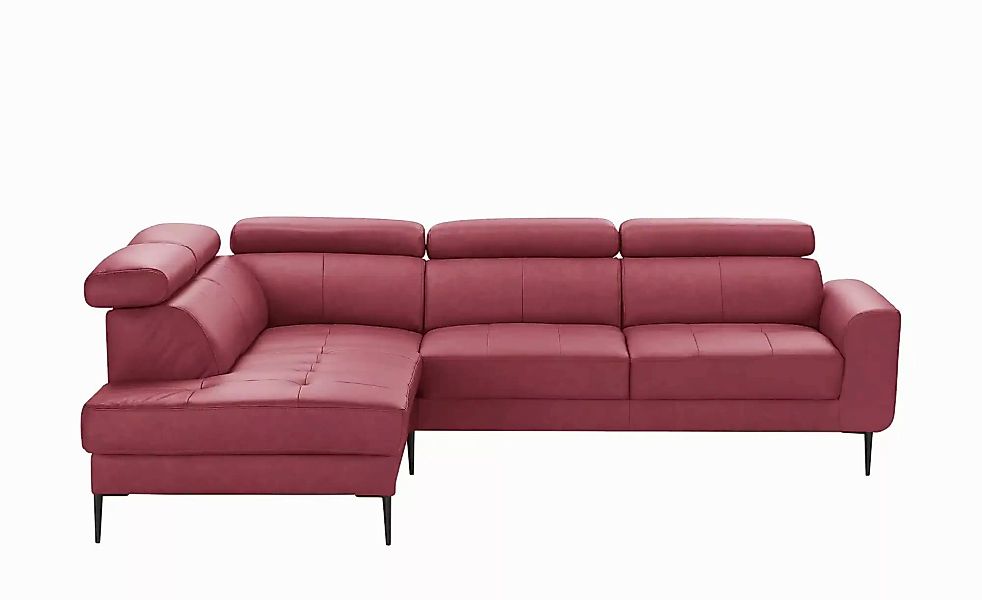 Max Schelling Ecksofa  Momentum ¦ rot ¦ Maße (cm): B: 262 H: 92 T: 213 Pols günstig online kaufen