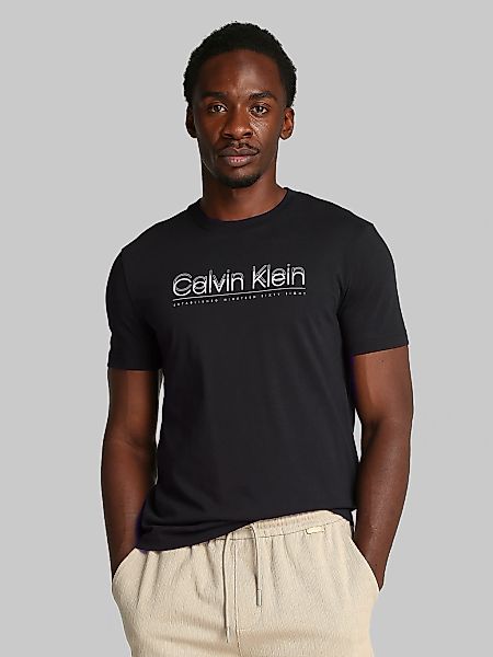 Calvin Klein T-Shirt "CP-DOUBLE LOGO T-SHIRT", mit großem Logoschriftzug günstig online kaufen