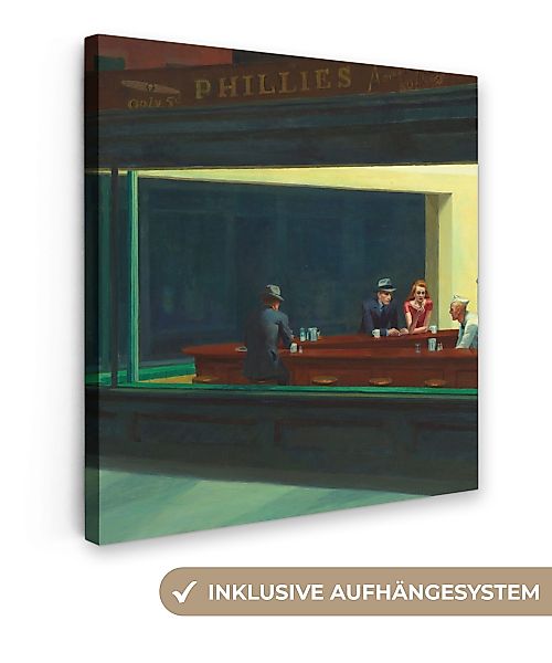 OneMillionCanvasses® Leinwandbild Nighthawks - Edward Hopper, günstig online kaufen