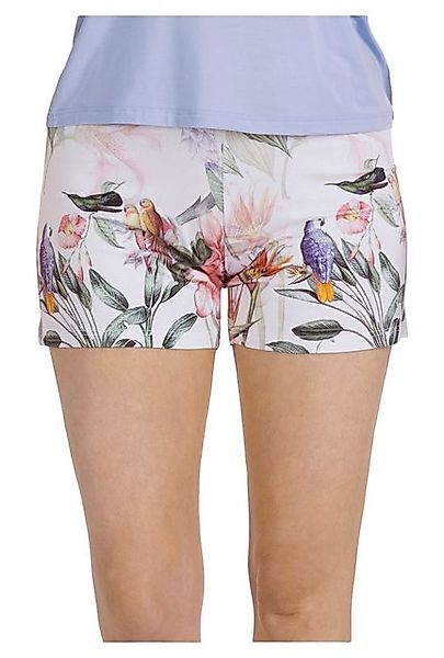 Nina Von C. Pyjamashorts Damen Shorty (1-tlg) Sommerliches Florales Design günstig online kaufen