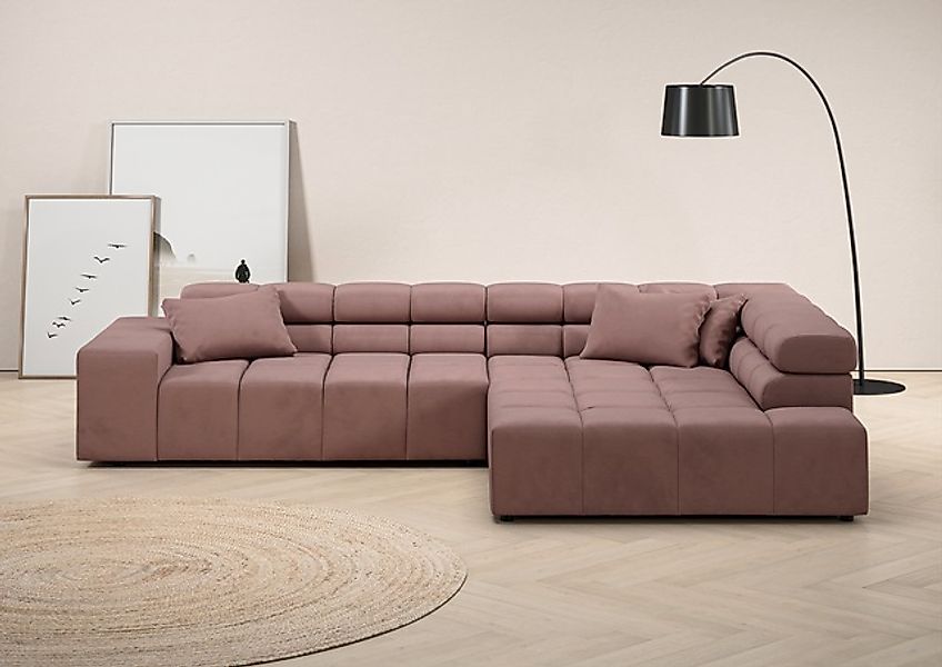 INOSIGN Ecksofa »Ancona incl. Kopfteilverstellung, OTTOs Choice, Breite 319 günstig online kaufen