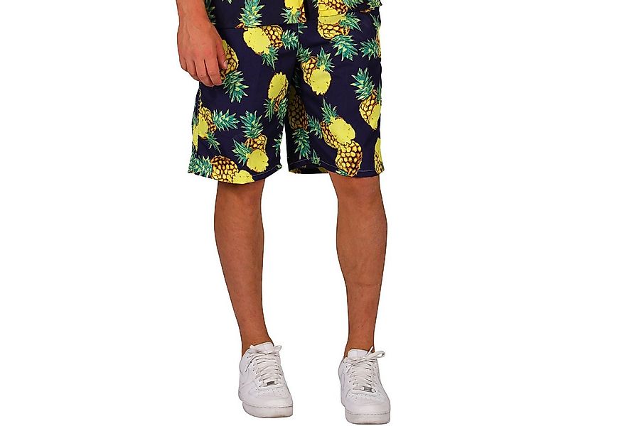 thetru Kostüm Hawaii Shorts Ananas-Motiv Herren günstig online kaufen