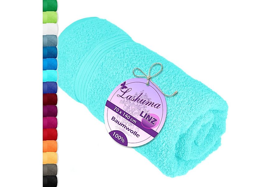 Lashuma Duschtuch - Badetuch Linz, Frottee (1-St), Einfarbiges Badehandtuch günstig online kaufen