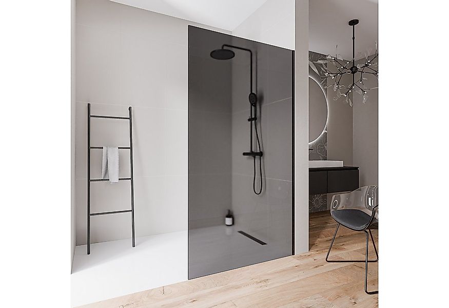 Bernstein Walk-in-Dusche EX102-2 100x220cm, (Einzelelement), 10 mm Grauglas günstig online kaufen