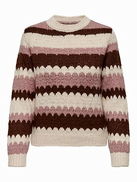 JACQUELINE de YONG Strickpullover Gestreifter Strick Pullover Langarm JDYDI günstig online kaufen