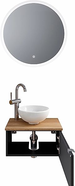 Saphir Badmöbel-Set "Serie 6915", (4 St.), Gäste-Bad, mit LED-Spiegel und 1 günstig online kaufen