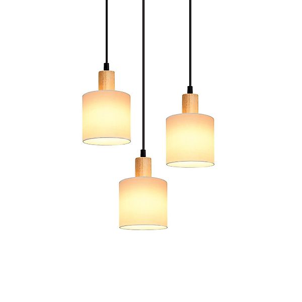 Nettlife Pendelleuchte Holz Esstischlampe Vintage 1/3 günstig online kaufen