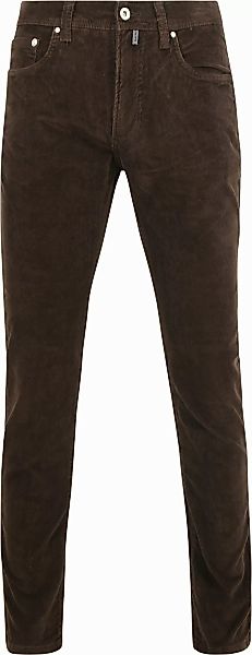 Pierre Cardin Trousers Lyon Future Flex Corduroy Braun  - Größe W 33 - L 34 günstig online kaufen