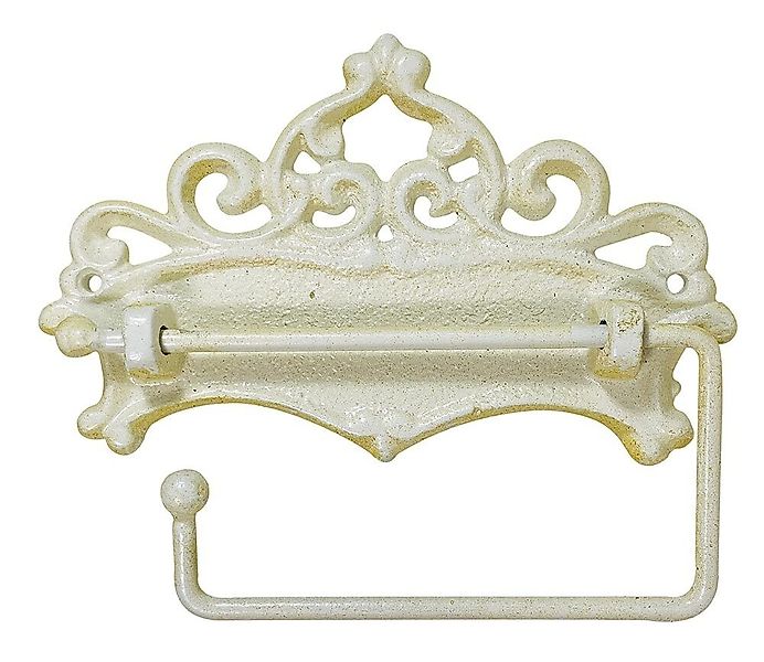 Toilettenpapierhalter Jugendstil Nostalgie Gusseisen Antik-Stil Weiß Vintag günstig online kaufen