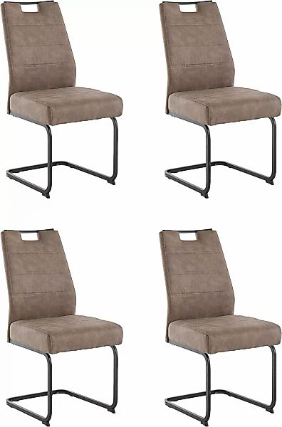 HELA Esszimmerstuhl "Lena", (Set), 4 St., Microfaser VINTAGE, 1, 2 und 4 St günstig online kaufen