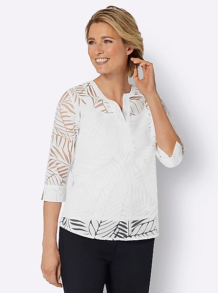 Sieh an! Klassische Bluse Schlupfbluse günstig online kaufen