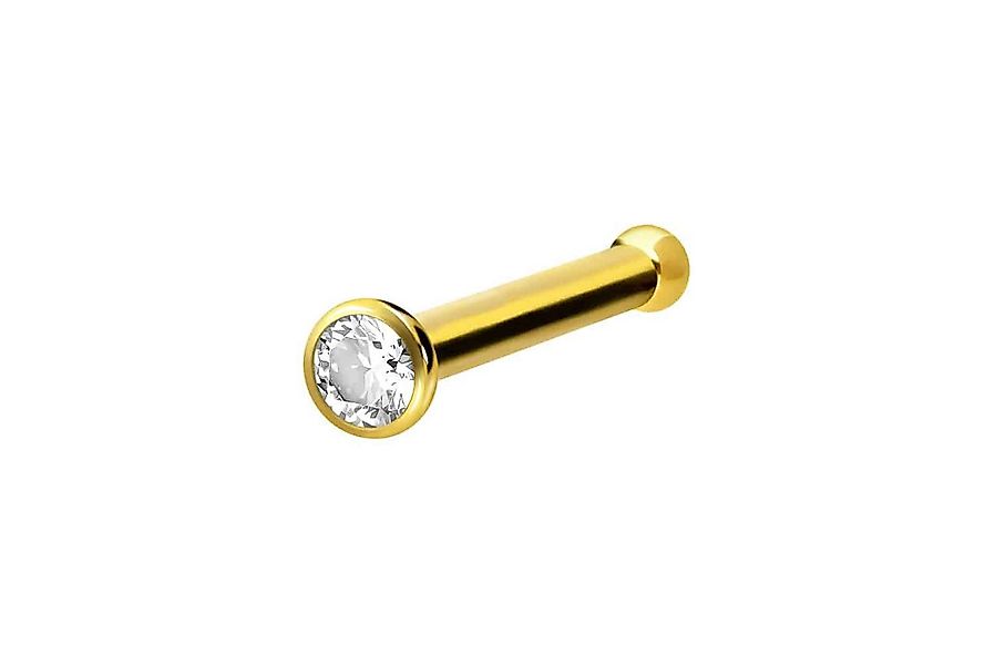 PIERCINGLINE Nasenpiercing Chirurgenstahl Nasenstecker Pin KRISTALL (Nasens günstig online kaufen