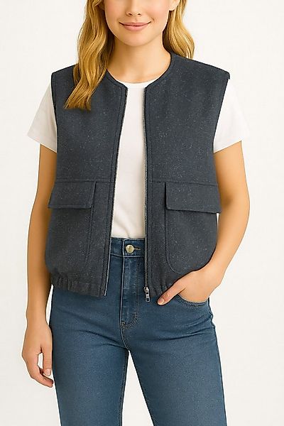 Worldclassca Sweatweste Worldclassca Sweat Weste Oversized Kuschelig Herbst günstig online kaufen