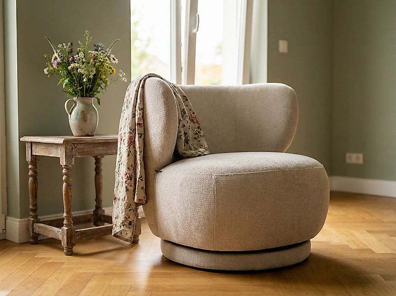 Home affaire Drehsessel "ANNELIN, Loungesessel, Clubsessel" 360 drehbar, St günstig online kaufen