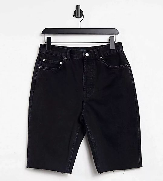 ASOS DESIGN Tall – Longline-Jeansshorts im Stil der 90er aus Bio-Baumwollmi günstig online kaufen