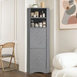 KLAM HOME Hochschrank Badschrank, Badmöbel, Eckschrank günstig online kaufen