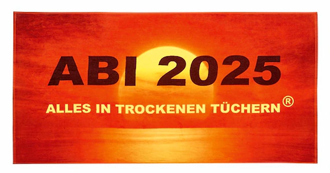 Egeria Strandtuch »ABI 2025« 75x150 cm, "ABI 2025-Alles in trockenen Tücher günstig online kaufen