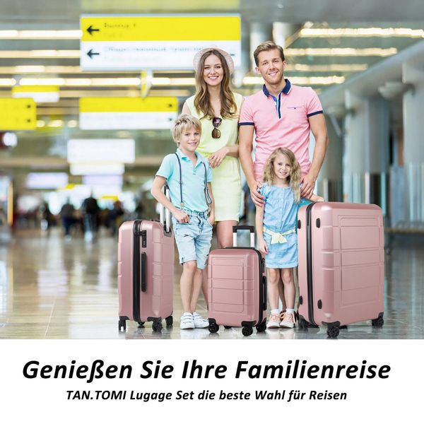 TAN.TOMI Kofferset Hartschale Trolley Koffer Leicht günstig online kaufen