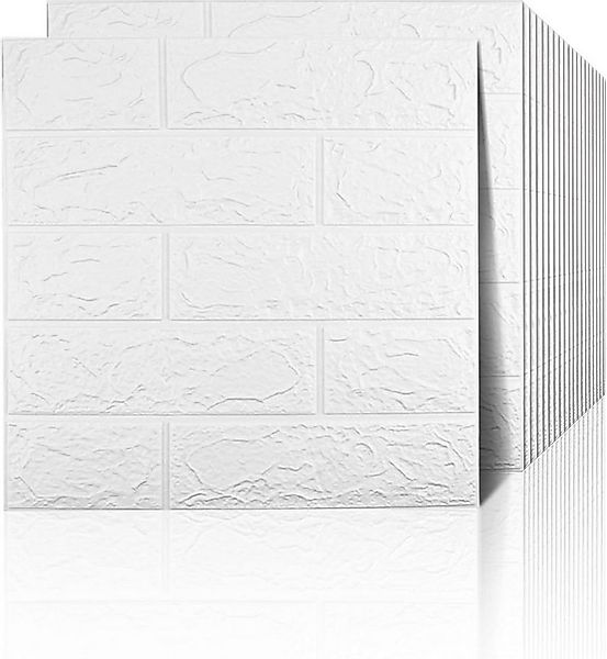 NUODWELL 3D-Tapete 3D-Tapete,10/20 stück selbstklebende Wandpaneele 35x38 c günstig online kaufen