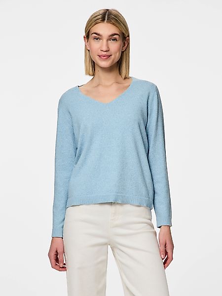 pieces V-Ausschnitt-Pullover PCBREE LS V-NECK KNIT NOOS BC günstig online kaufen