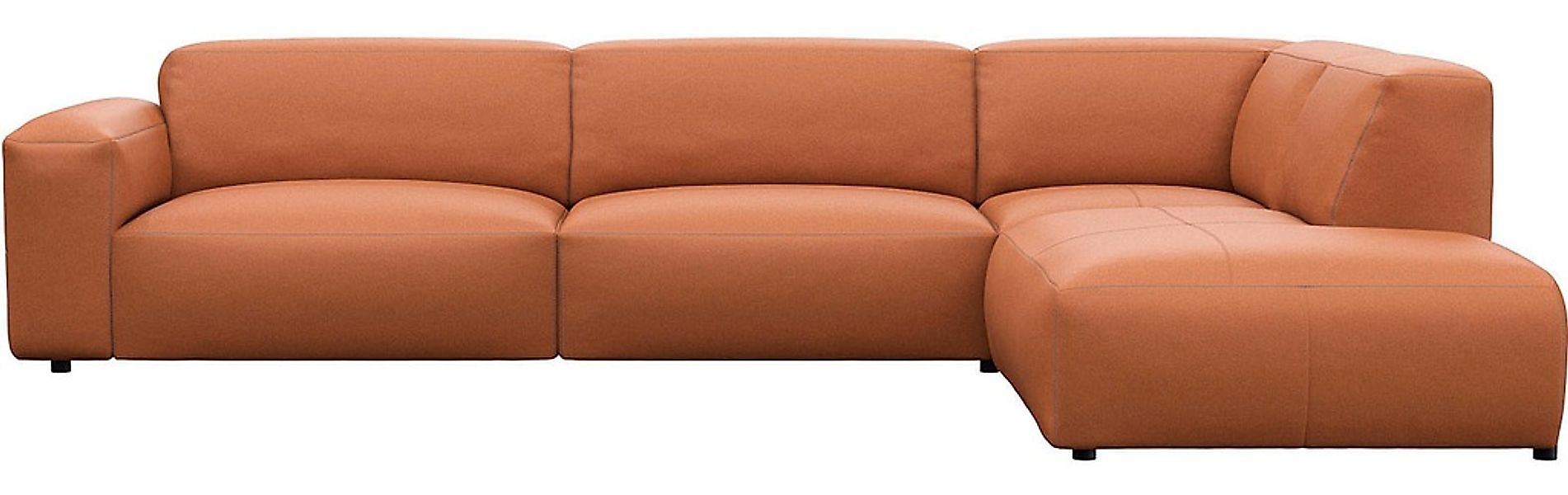 FLEXLUX Ecksofa "Lucera, super bequem durch hochwertigen Sitzaufbau mit Kal günstig online kaufen