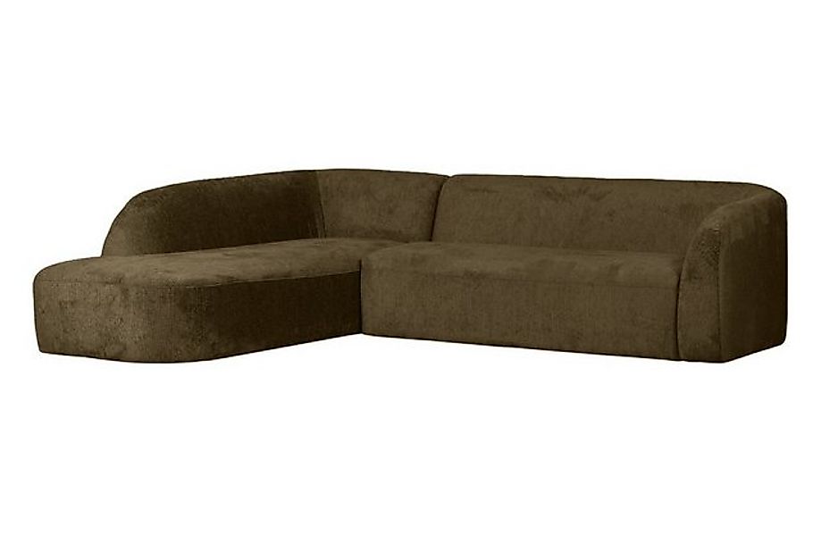 BePureHome Ecksofa Sloping aus Struktursamt Links, Mountain günstig online kaufen