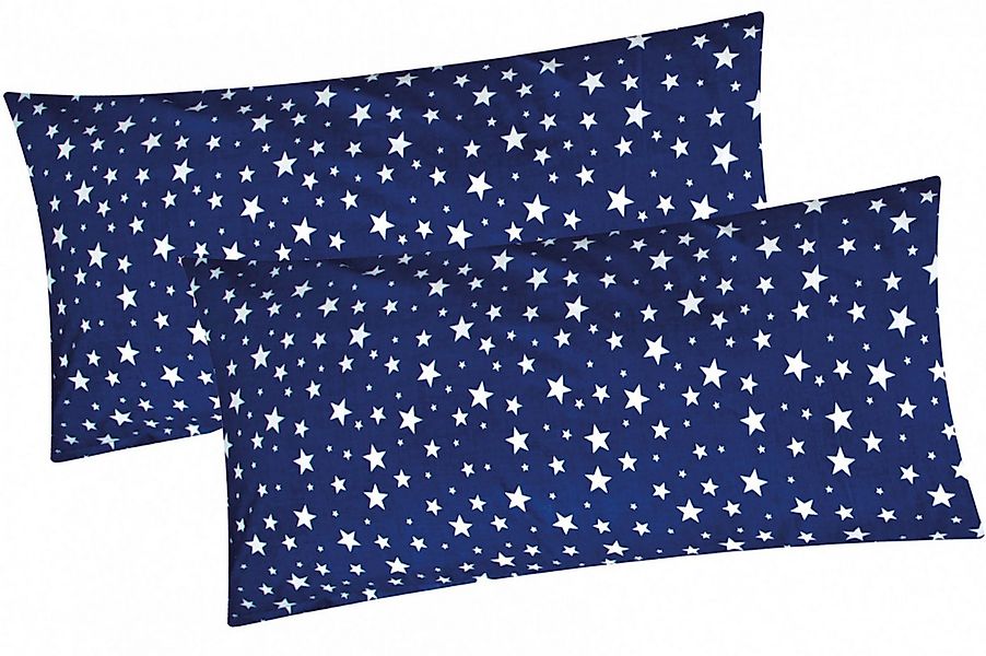 Heubergshop Kissenbezug, (2 Stück), 2er Set 40x80cm Stern Kissenhülle Baumw günstig online kaufen