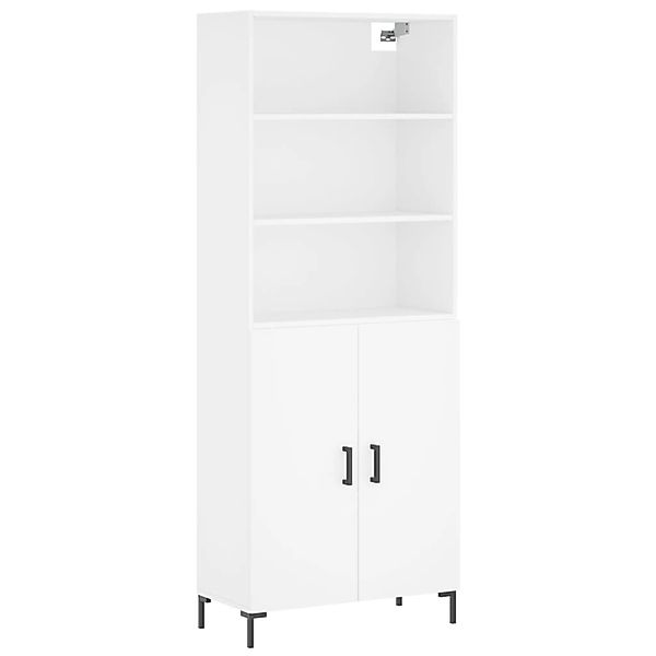 vidaXL Highboard Weiß 69,5x34x180 cm Holzwerkstoff 3189253 günstig online kaufen