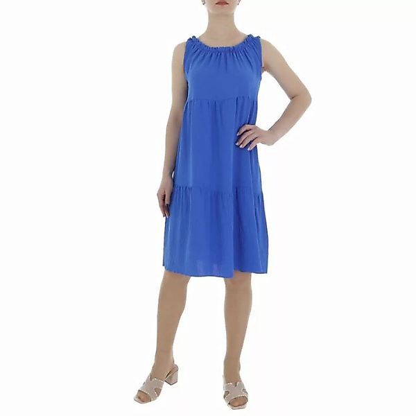 Ital-Design Sommerkleid Damen Freizeit Stufenkleid (86164334) Crinkle-Optik günstig online kaufen