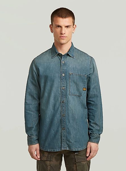 G-STAR Langarmshirt "Regular One-Pocket Shirt" günstig online kaufen