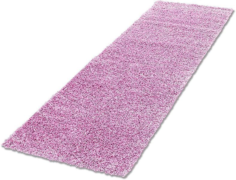 my home Läufer »Viva«, rechteckig, 45 mm Höhe, Läufer, Brücke, Uni-Farben, günstig online kaufen