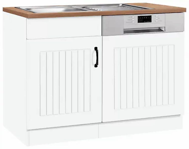 KOCHSTATION Spülenschrank "KS-Athen", Breite 100 cm, mit Edelstahl-Einbausp günstig online kaufen